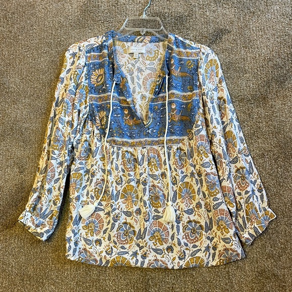 Lucky Brand Tops - LUCKY BRAND BOHO PEASANT TOP